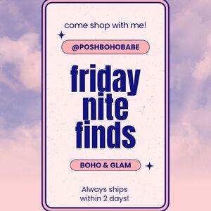 Boho & Glam Friday Nite Finds